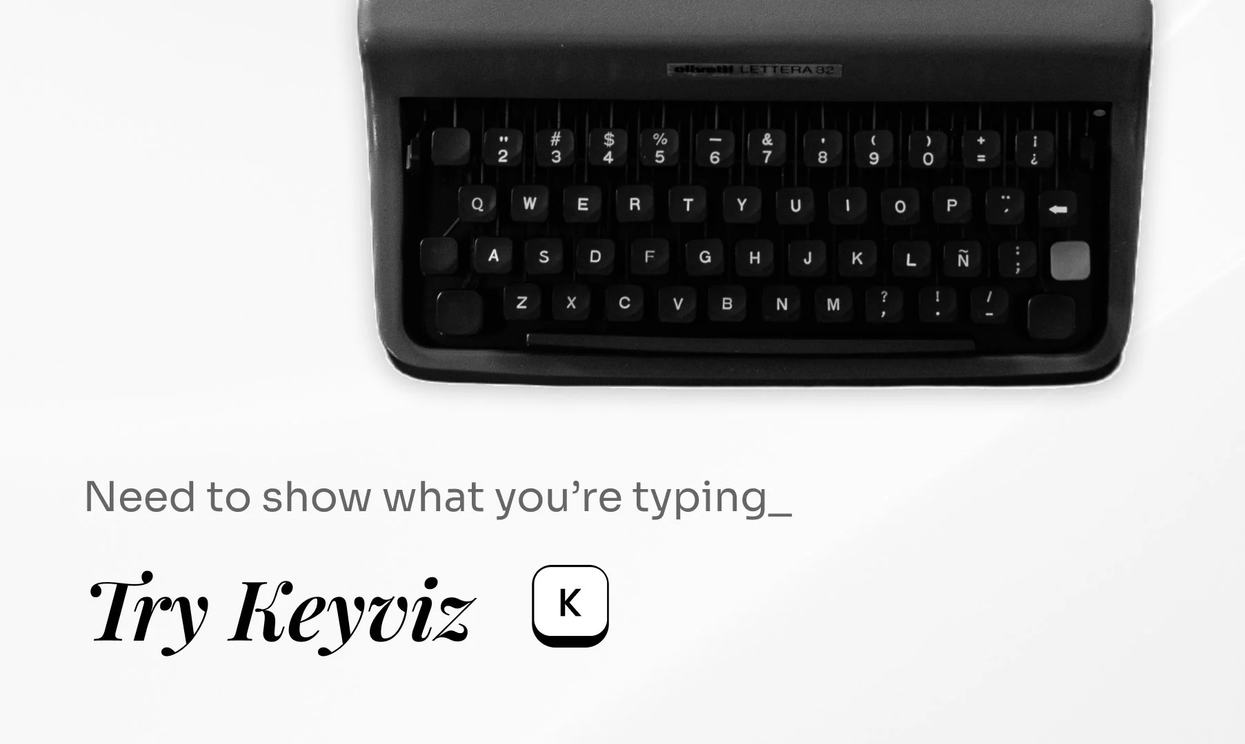 Keyviz — Real-Time Keystroke Visualization | DiscoverNext