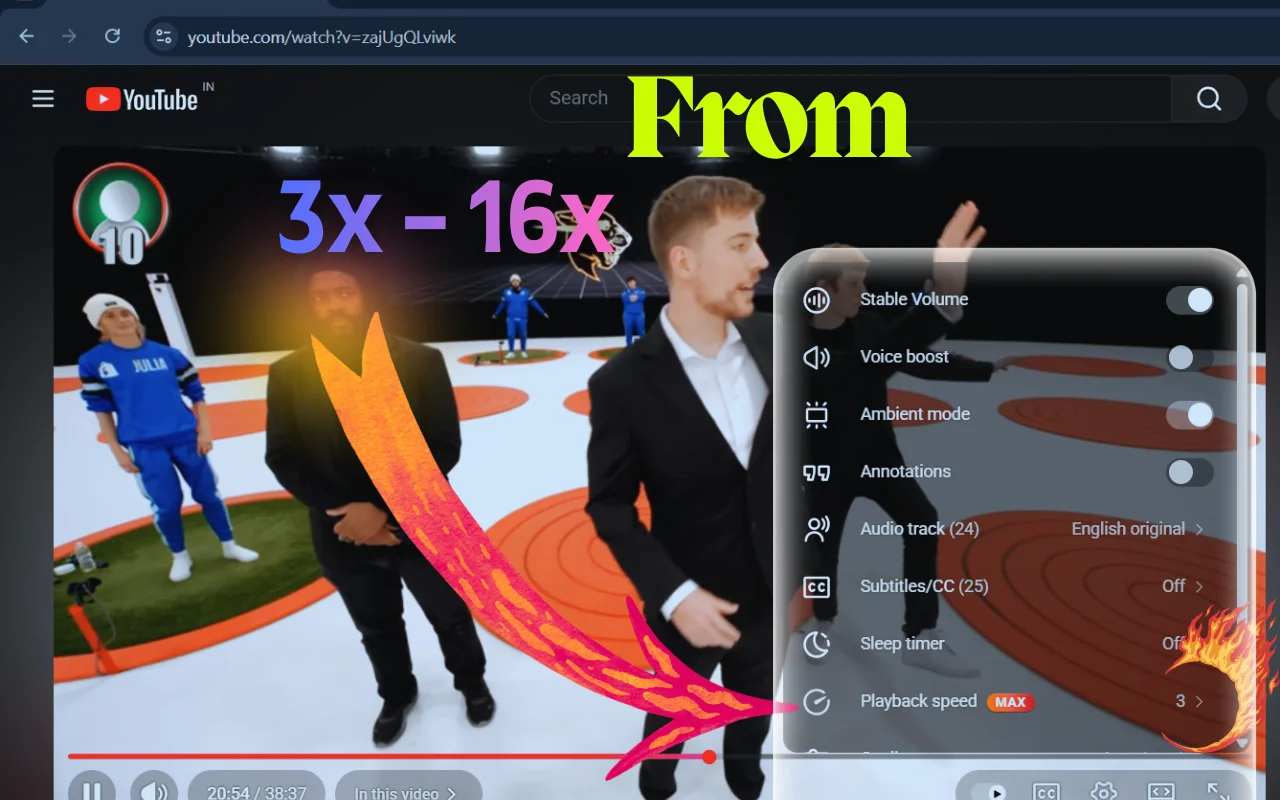 Youtube Custom Playback — Speed Control for YouTube | DiscoverNext