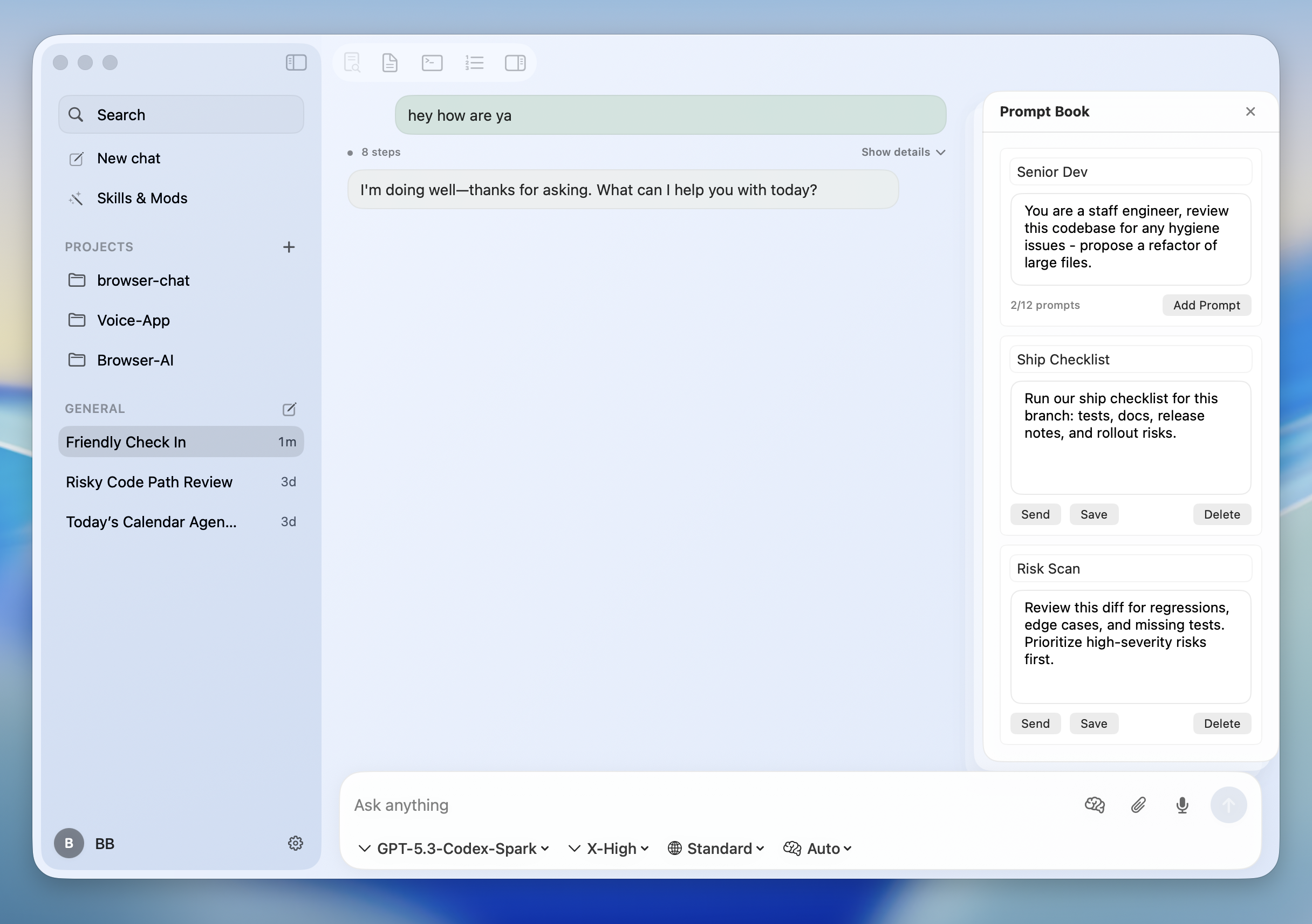 Codex Chat - DiscoverNext