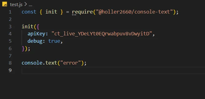Console.text() — Instant Code Path Alerts | DiscoverNext